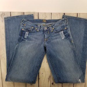 Kasil Devoted Disressed Boot Cut Jeans